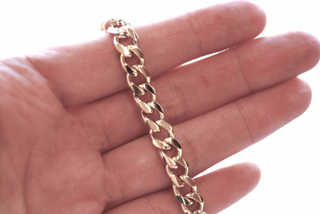 14K Gold Filled 10mm Cuban Link Chain Wholesale 24 Inches