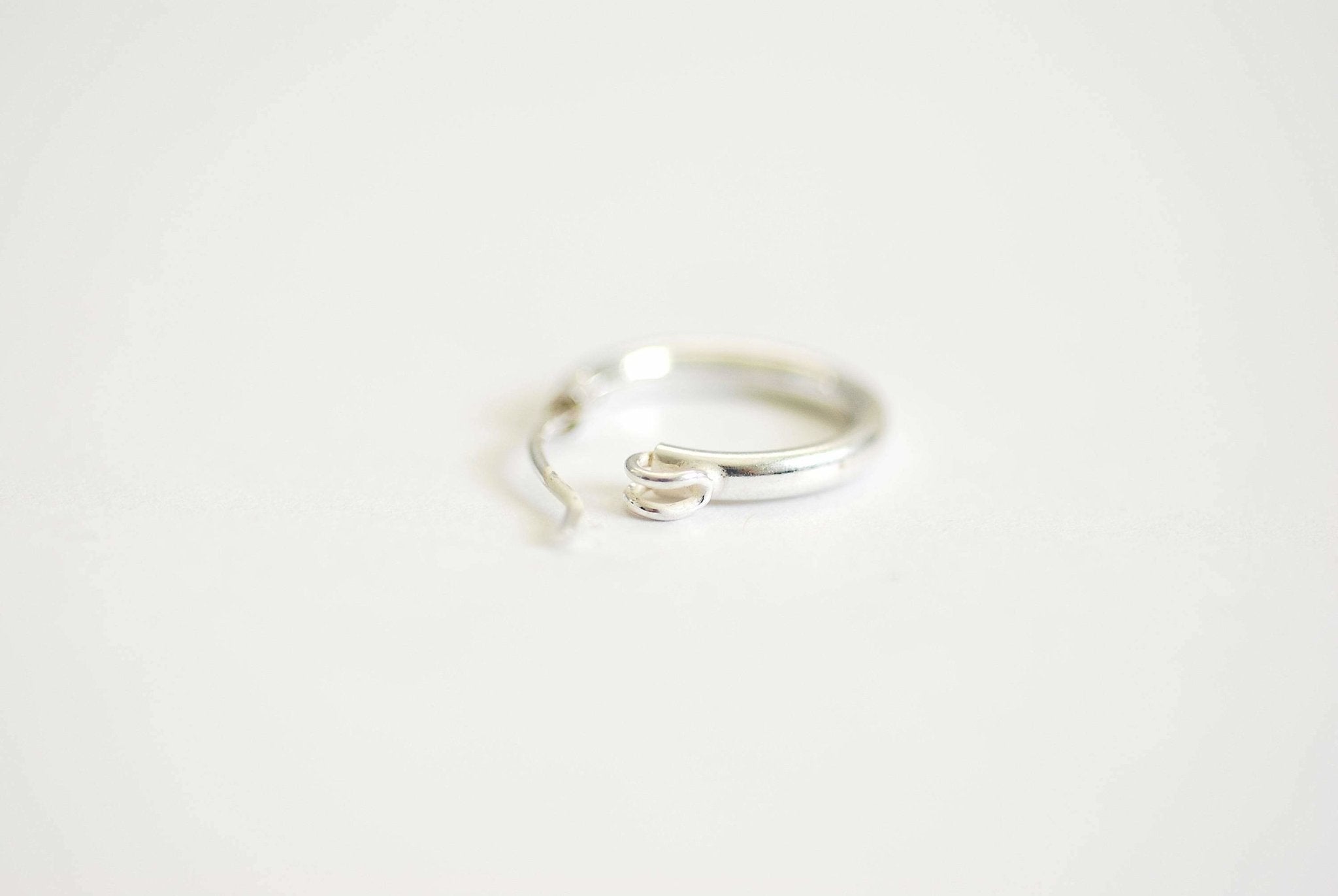 Wholesale 14k Gold Filled Hinged Hoop Earrings, Huggie Earrings, Hoop Flex Earrings, 925 Sterling Silver Hoop Earrings, 13mm, 15mm, 18mm, 22mm x 2mm Tube Earrings