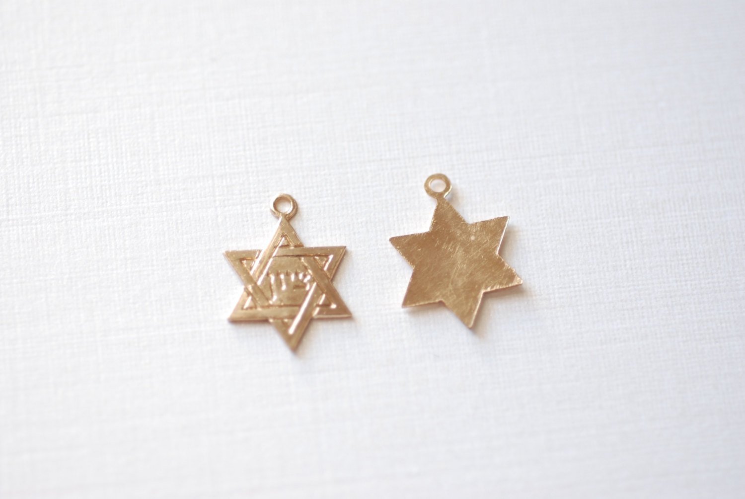 Star of David Pendant, Wholesale, 14/20 Gold-Filled, 12mm x 12mm
