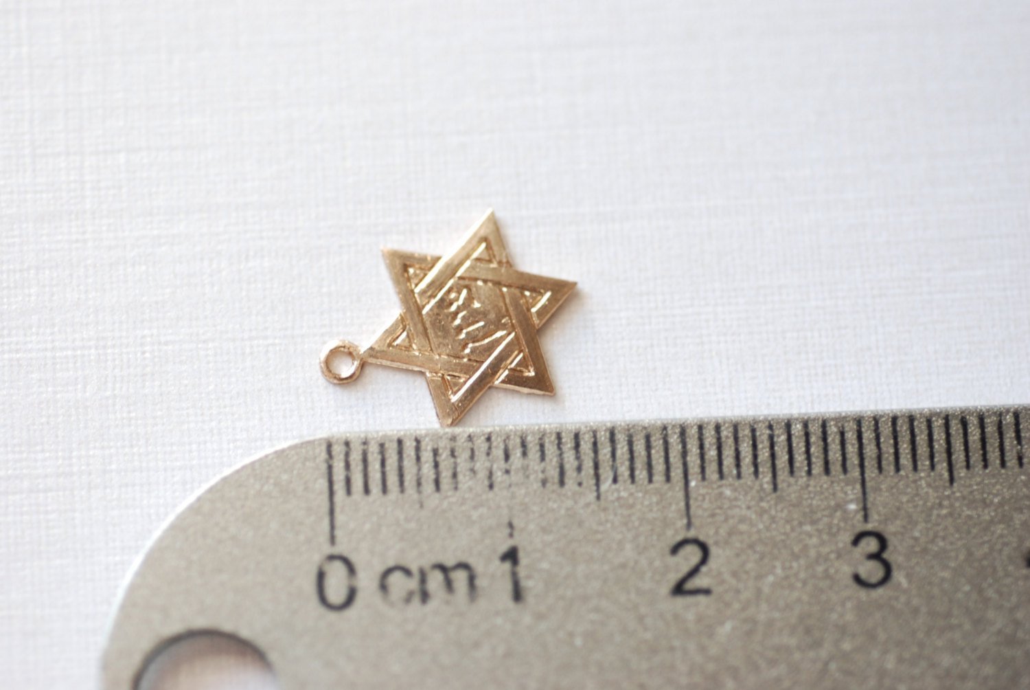 Star of David Pendant, Wholesale, 14/20 Gold-Filled, 12mm x 12mm