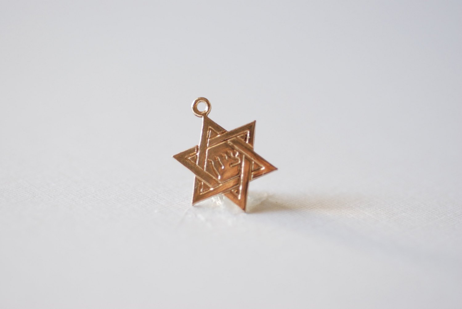 Star of David Pendant, Wholesale, 14/20 Gold-Filled, 12mm x 12mm