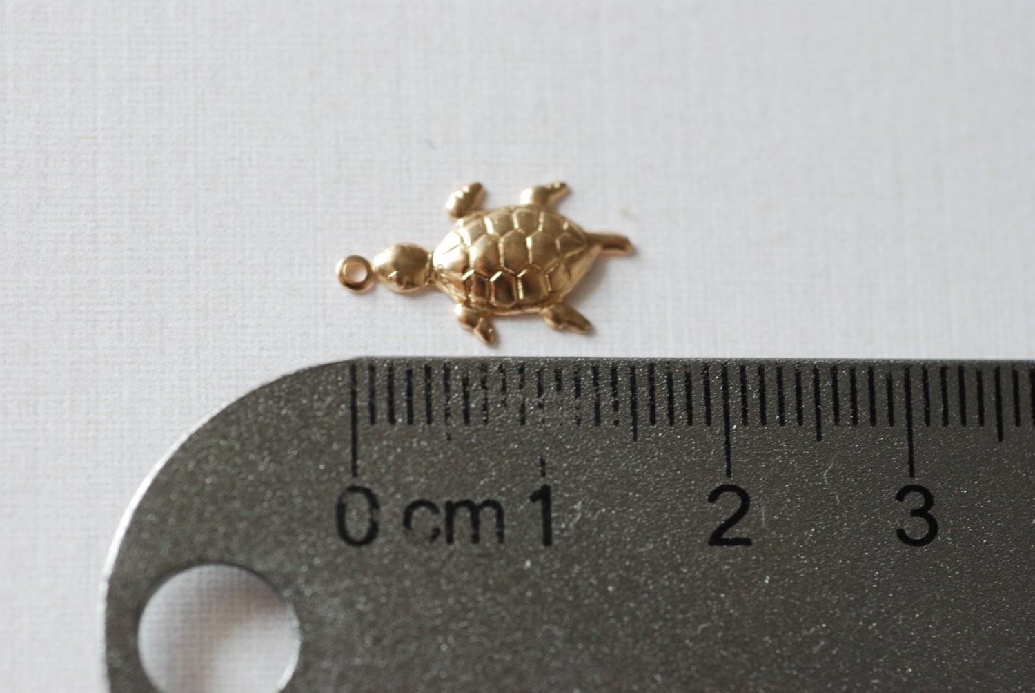 Sea Turtle Charm, Wholesale, 14/20 Gold-Filled, 15mm x 9mm
