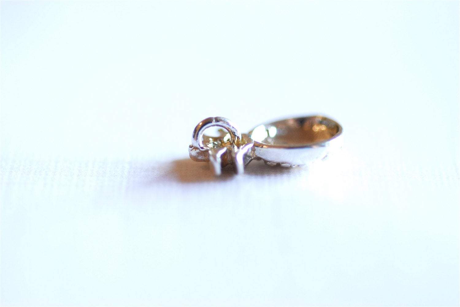 Pineapple Charm, Wholesale, 925 Sterling Silver, 11mm x 7mm, Hawaiian Pine Cone