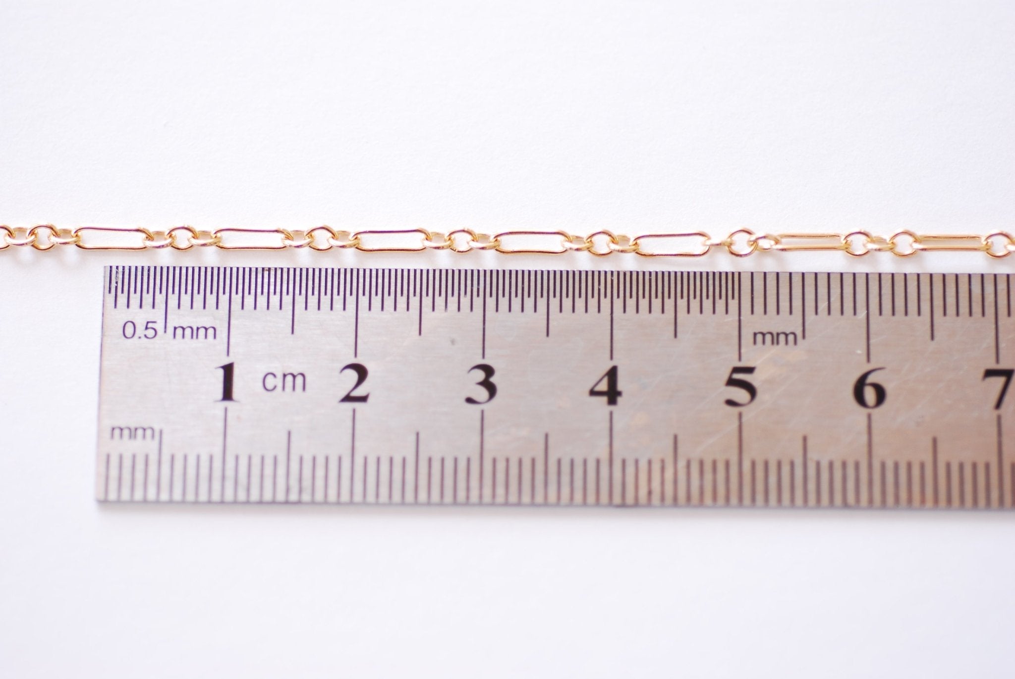 2mm Width Long and Short Gold Filled or Sterling Silver Chain l Wholesale Chain Findings Long and Short Chain l Permanent Jewelry - HarperCrown