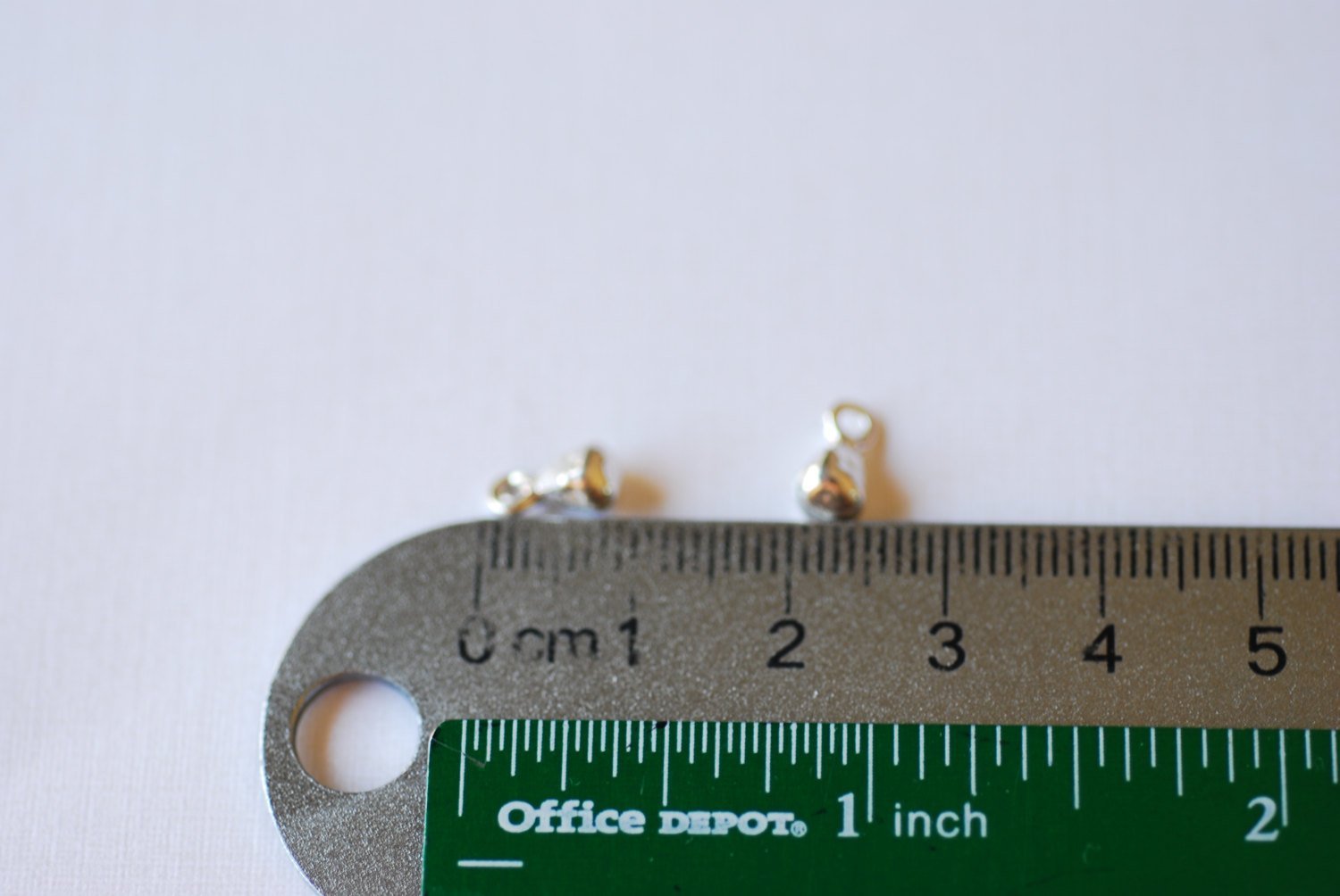 2pcs Sterling Silver Nugget Beads- 925 Silver Beads, Sterling Silver Beads, Wholesale Sterling Silver Teardrop with Bail Beads, 229 - HarperCrown