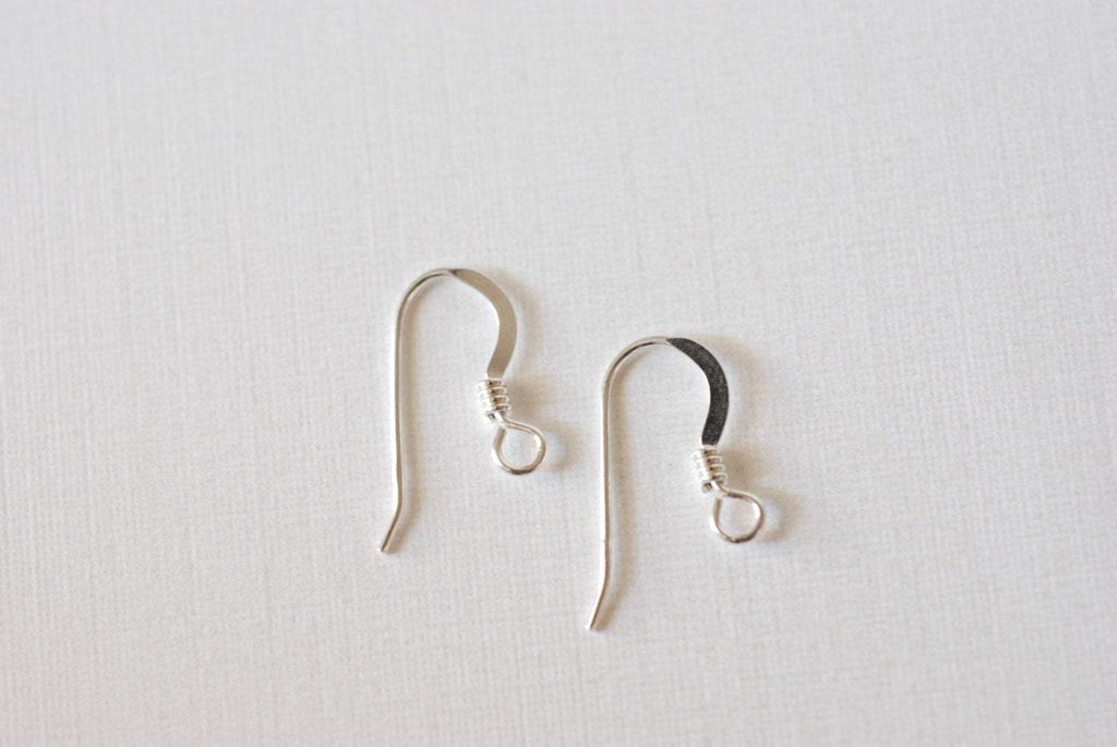 Wholesale Jewelry Supplies - 5 pairs, 14k Gold Filled French Hook Earrings,  Flat Ear Wire with Coil, gold filled earwires, jewelry finding, gold ear  hooks – HarperCrown