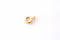 5 pcs Pack | 6mm Spring Clasps | 18K Gold Plated over Brass | Bulk Wholesale Clasp Open Jump Ring Jewelry Making Supplies HarperCrown B348 - HarperCrown