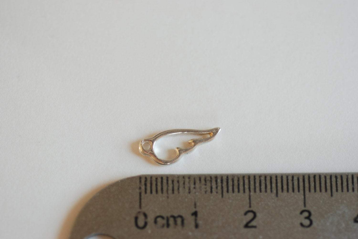 925 Sterling Silver Charm, Angel Wing Charm, Tiny Angel Wing Charm, Sterling Silver Angel Wing, Bird Wing Charm, Wholesale Silver Charms - HarperCrown