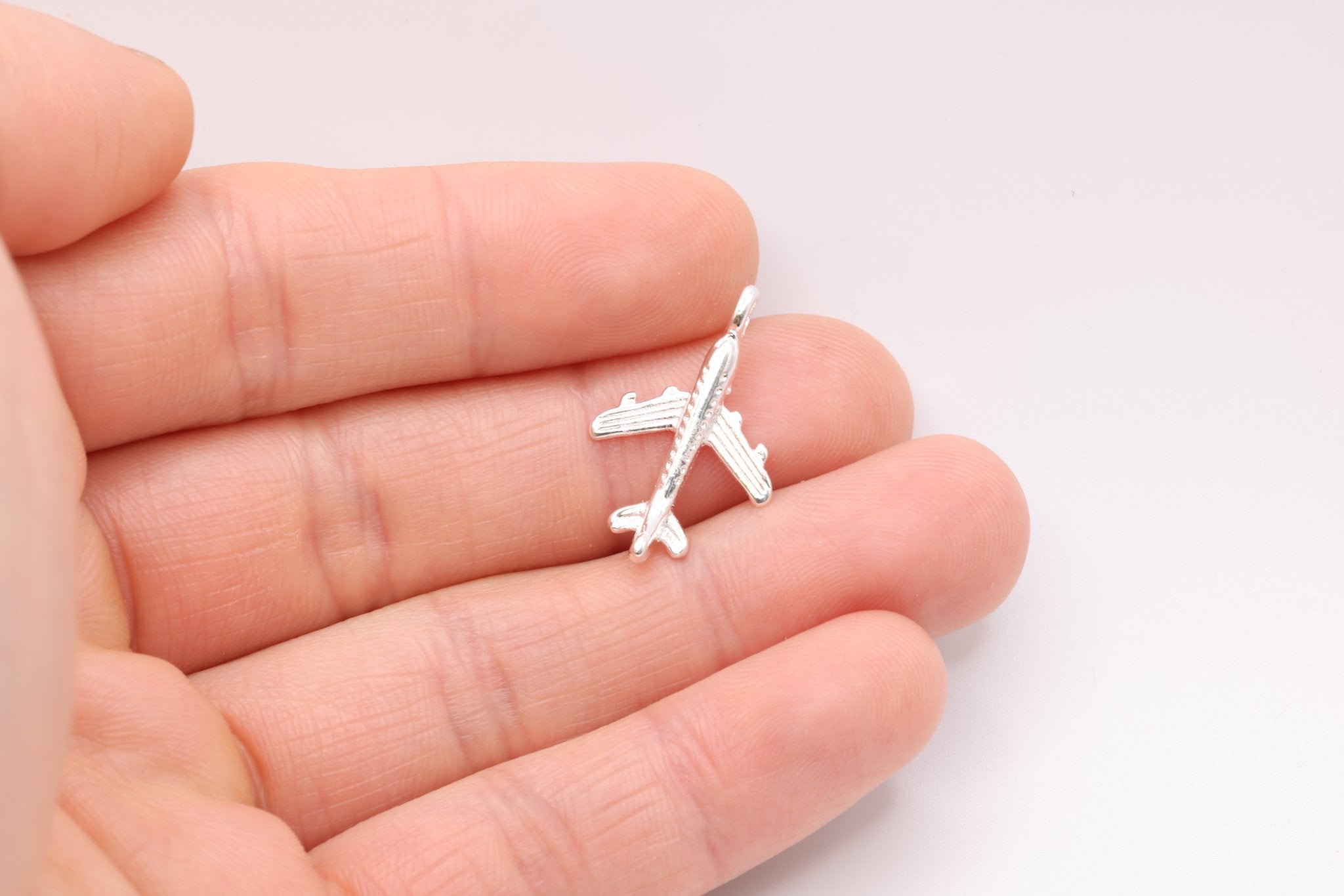 Airplane Charm, 925 Sterling Silver, 622 - HarperCrown