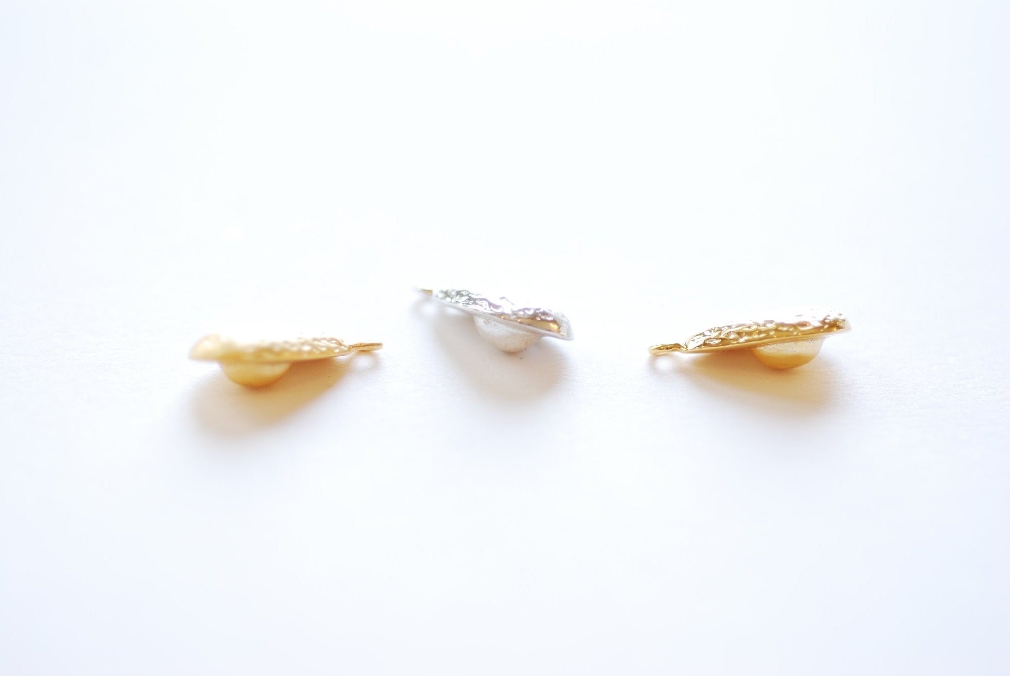 Avocado Fruit Charm- 18k gold plated over 925 Sterling Silver, Half Avocado Charm Pendant, Avocado Pit, Fruit Vegetable Charm, Foodie, 496 - HarperCrown