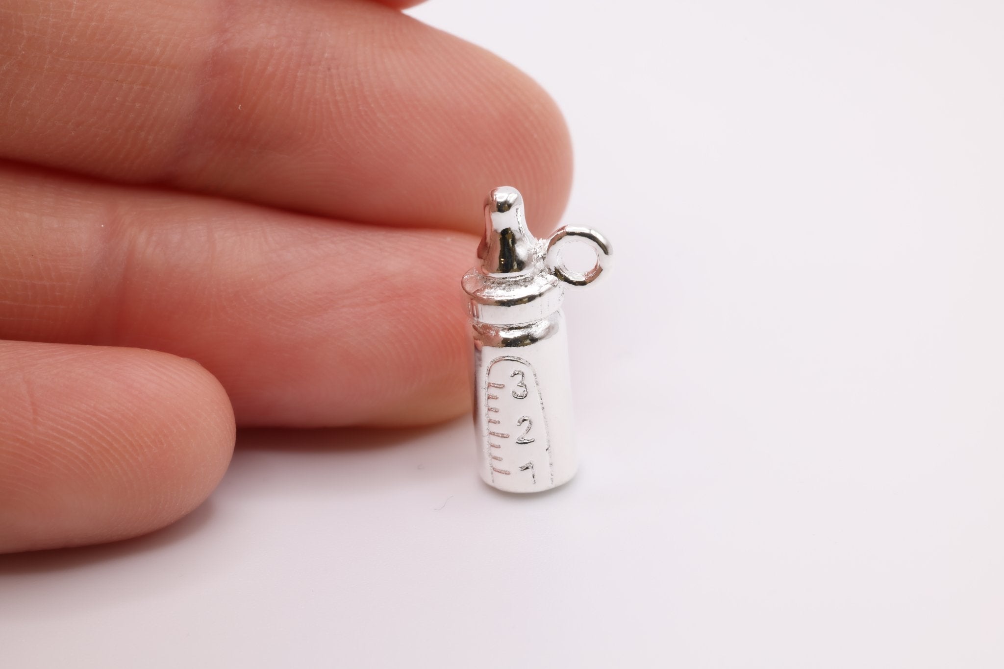 Baby Bottle Charm, 925 Sterling Silver, 679 - HarperCrown