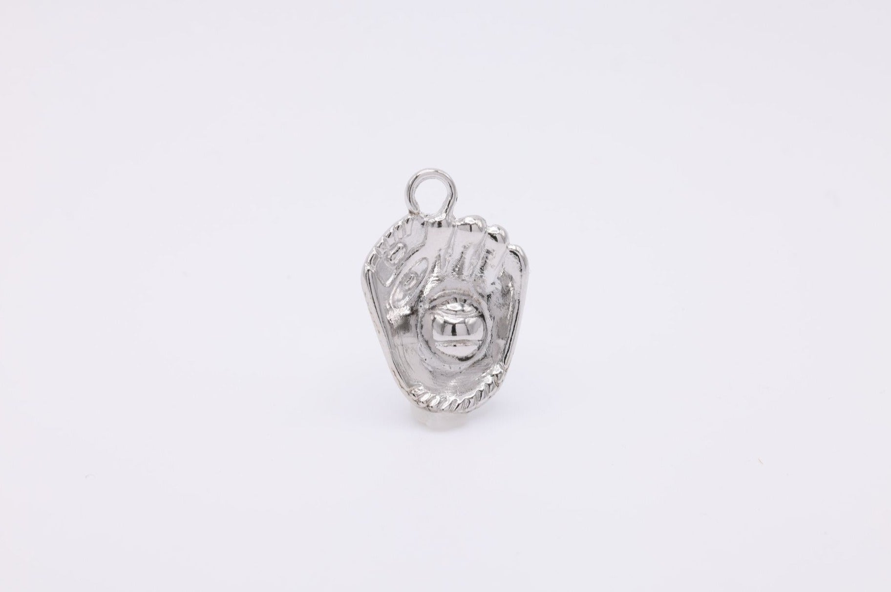 Baseball Mitt Wholesale Charm, 925 Sterling Silver, 607 - HarperCrown