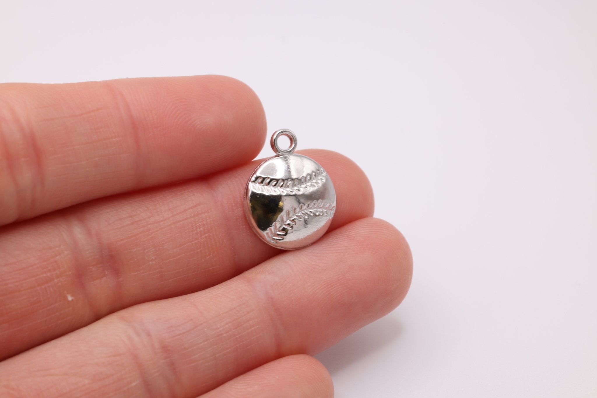 Baseball Wholesale Charm, 925 Sterling Silver, 606 - HarperCrown