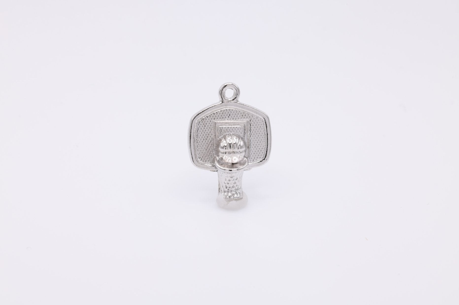 Basketball Hoop Wholesale Charm, 925 Sterling Silver, 603 - HarperCrown
