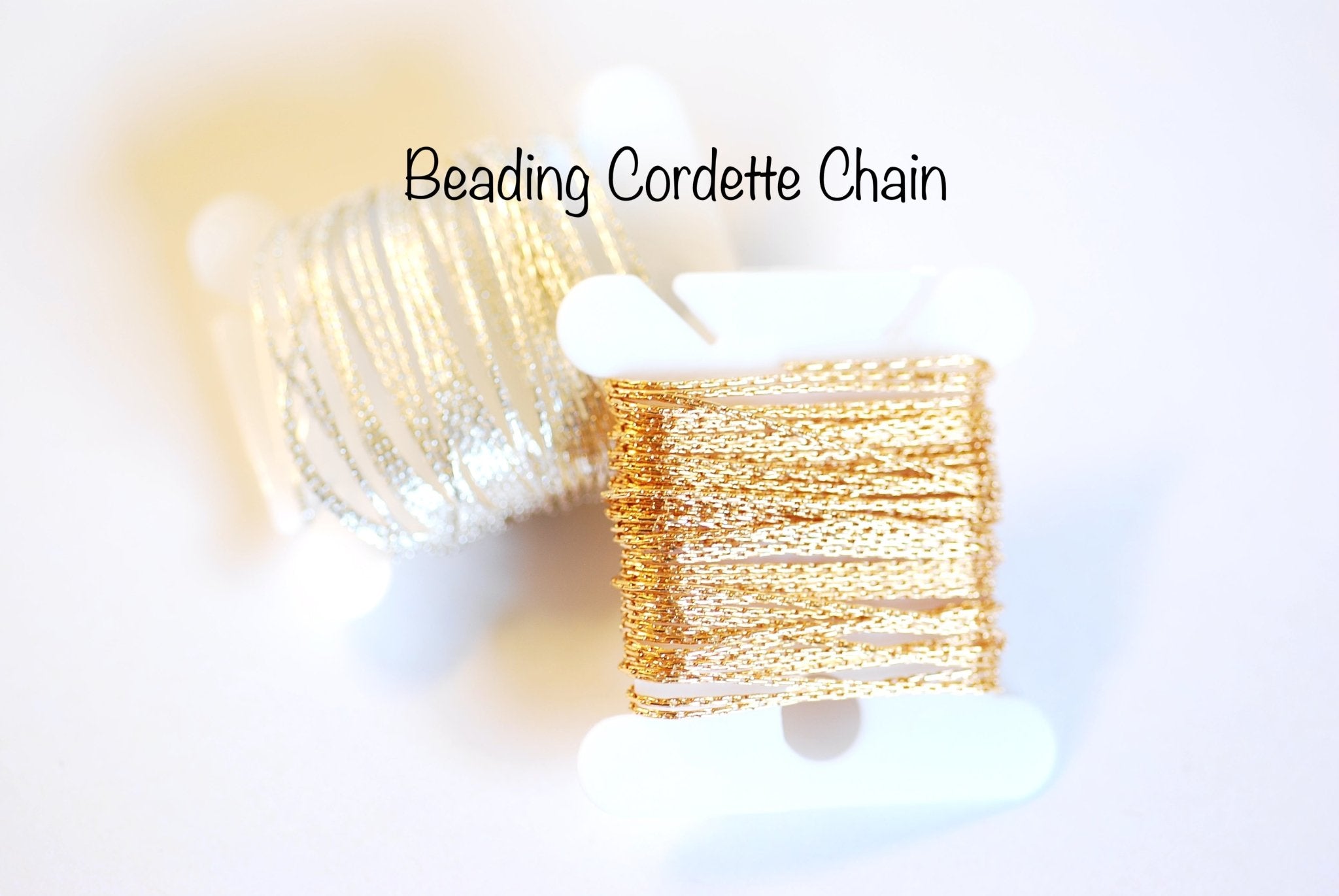 Beading Chain .63 Cordette Chain | Sterling Silver or 14k Gold Filled | Unfinished Permanent Jewelry Chain Findings Sold by Foot Delicate Chain - HarperCrown