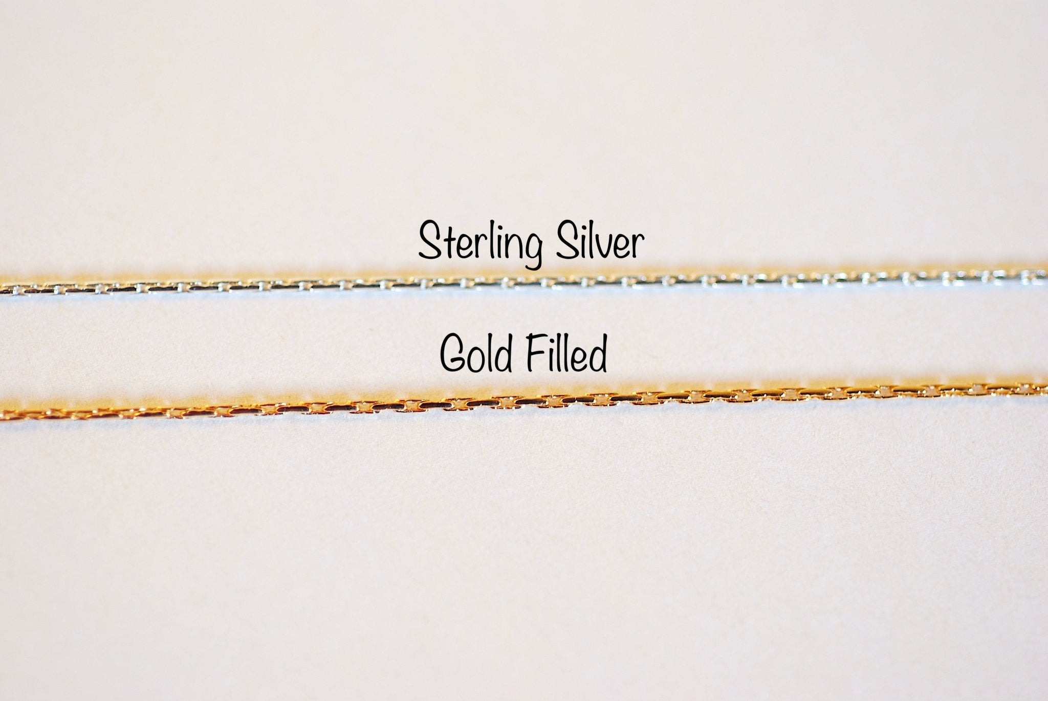 Beading Chain .63 Cordette Chain | Sterling Silver or 14k Gold Filled | Unfinished Permanent Jewelry Chain Findings Sold by Foot Delicate Chain - HarperCrown