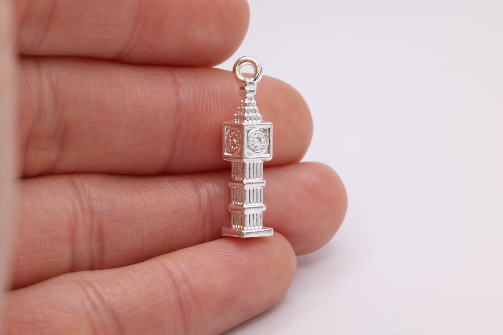 Big Ben Charm, 925 Sterling Silver, 631 - HarperCrown