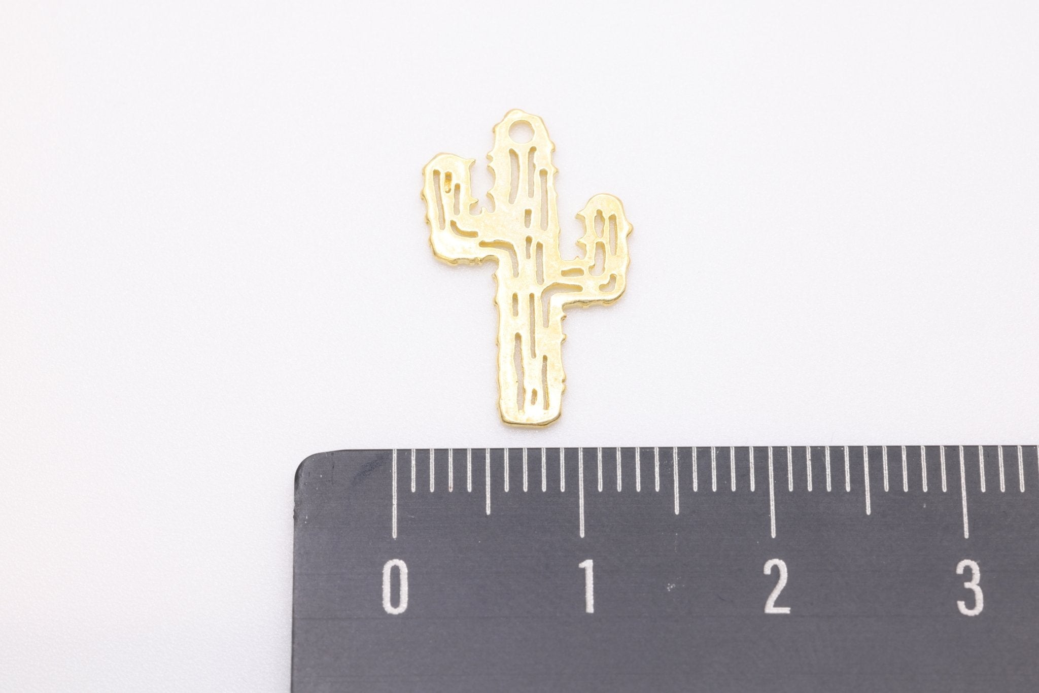 Cactus Charm Wholesale 14K Gold, Solid 14K Gold, 340G - HarperCrown
