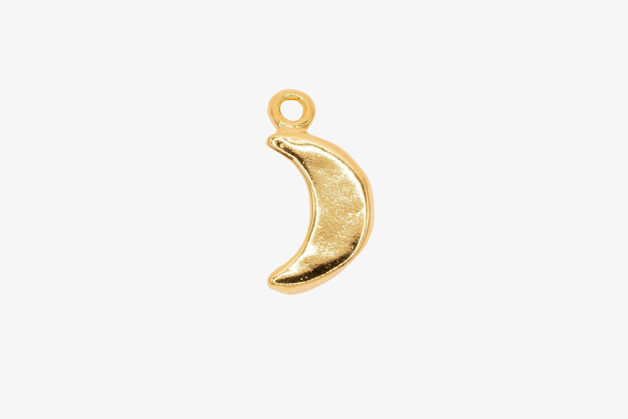 Crescent Moon Charm 14K Gold - HarperCrown