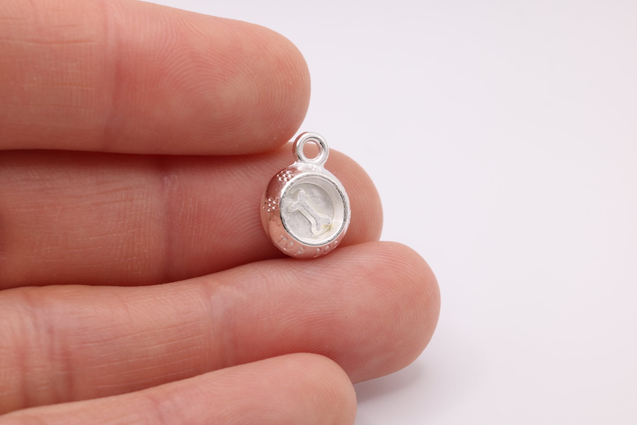 Dog Bowl Charm, 925 Sterling Silver, 630 - HarperCrown
