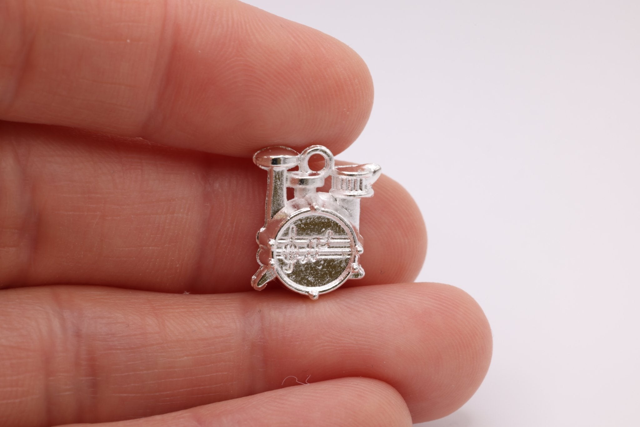 Drum Set Charm, 925 Sterling Silver, 614 - HarperCrown