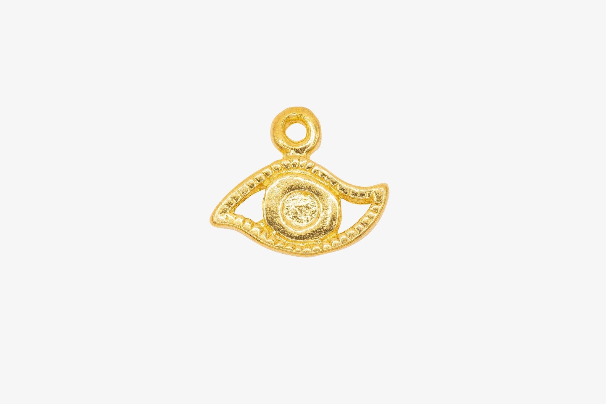 Evil Eye Charm Wholesale 14K Gold, Solid 14K Gold, G174 - HarperCrown