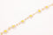 Flower Enamel Chain, 14K Gold Overlay Plated, Wholesale Jewelry Chain - HarperCrown