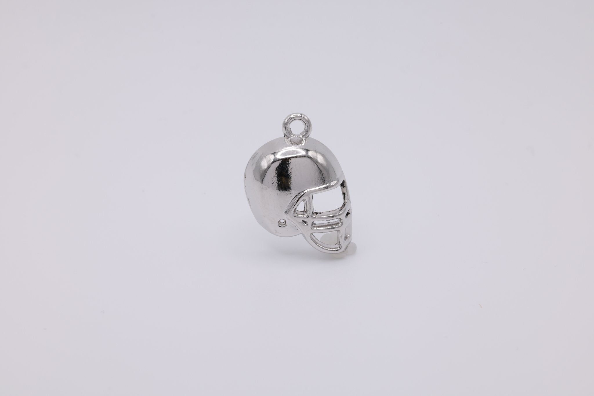 Football Helmet Wholesale Silver Charm, 925 Sterling Silver, 609 - HarperCrown
