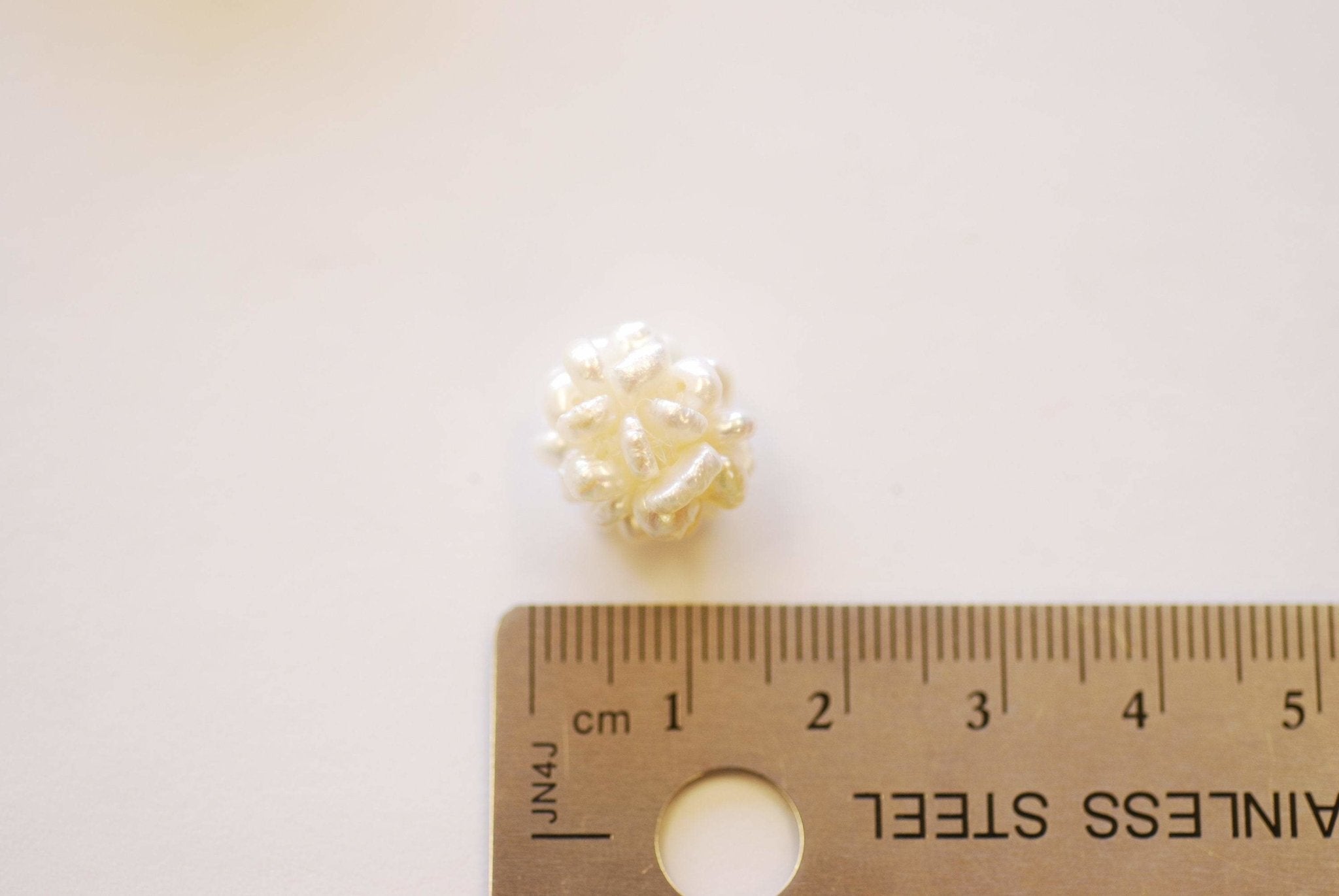 Freshwater Pearl Shell Cluster Beads - Natural Pearl Teardrop Dangle Charm HarperCrown Wholesale Charms B286 - HarperCrown