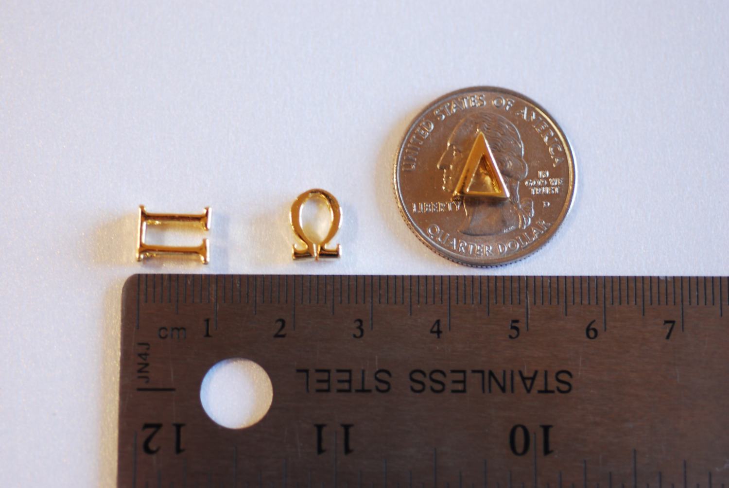 Greek Letters, Sorority Fraternity Greek Letters, Greek Letter Beads, Greek Letter Charms, Greek Alphabet, Initial Charm, Alphabet Beads - HarperCrown