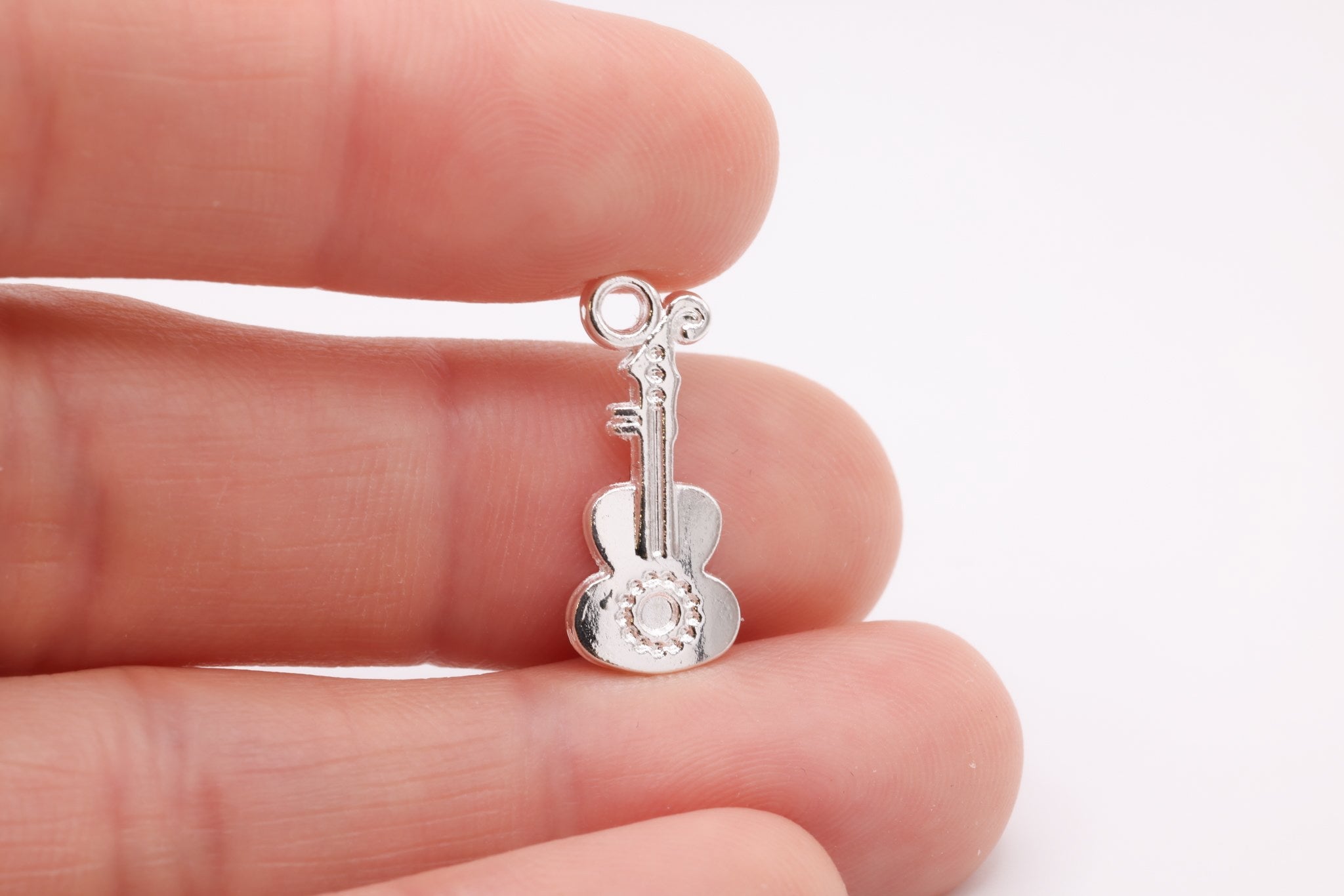 Guitar Charm, 925 Sterling Silver, 677 - HarperCrown