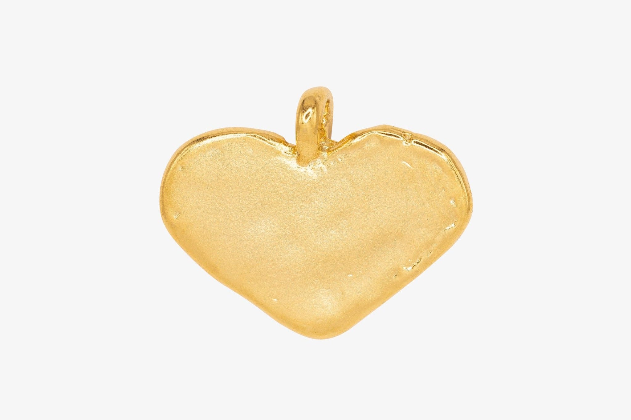 Heart Charm Wholesale 14K Gold, Solid 14K Gold, G87 - HarperCrown