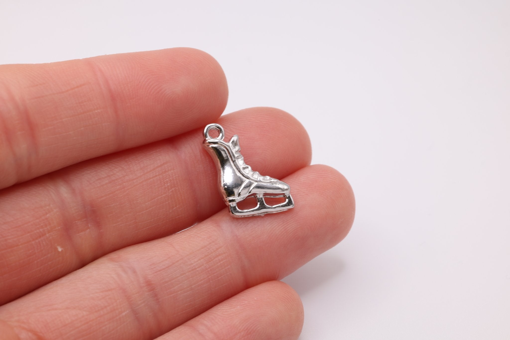 Ice Skate Wholesale Charm, 925 Sterling Silver, 605 - HarperCrown