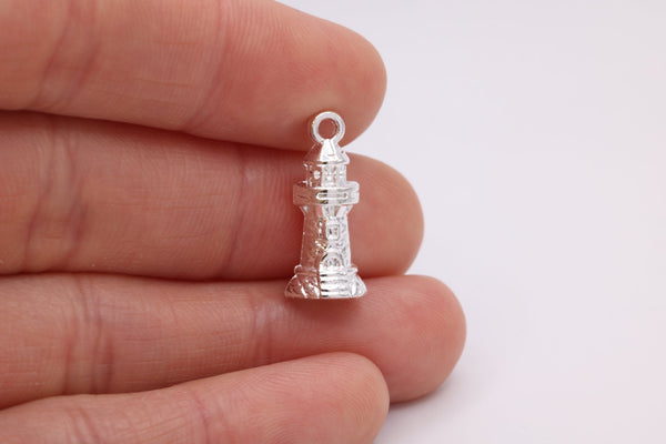 Lighthouse Charm, 925 Sterling Silver, 615 - HarperCrown