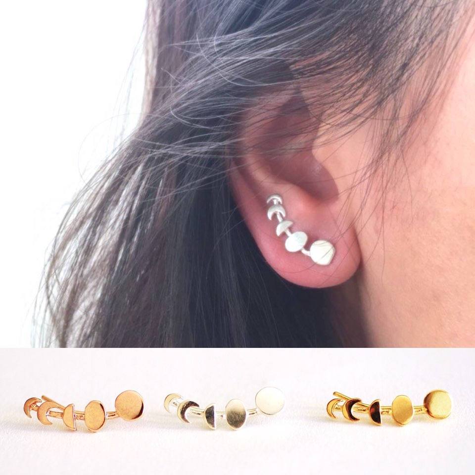 Moon phase ear climber on sale