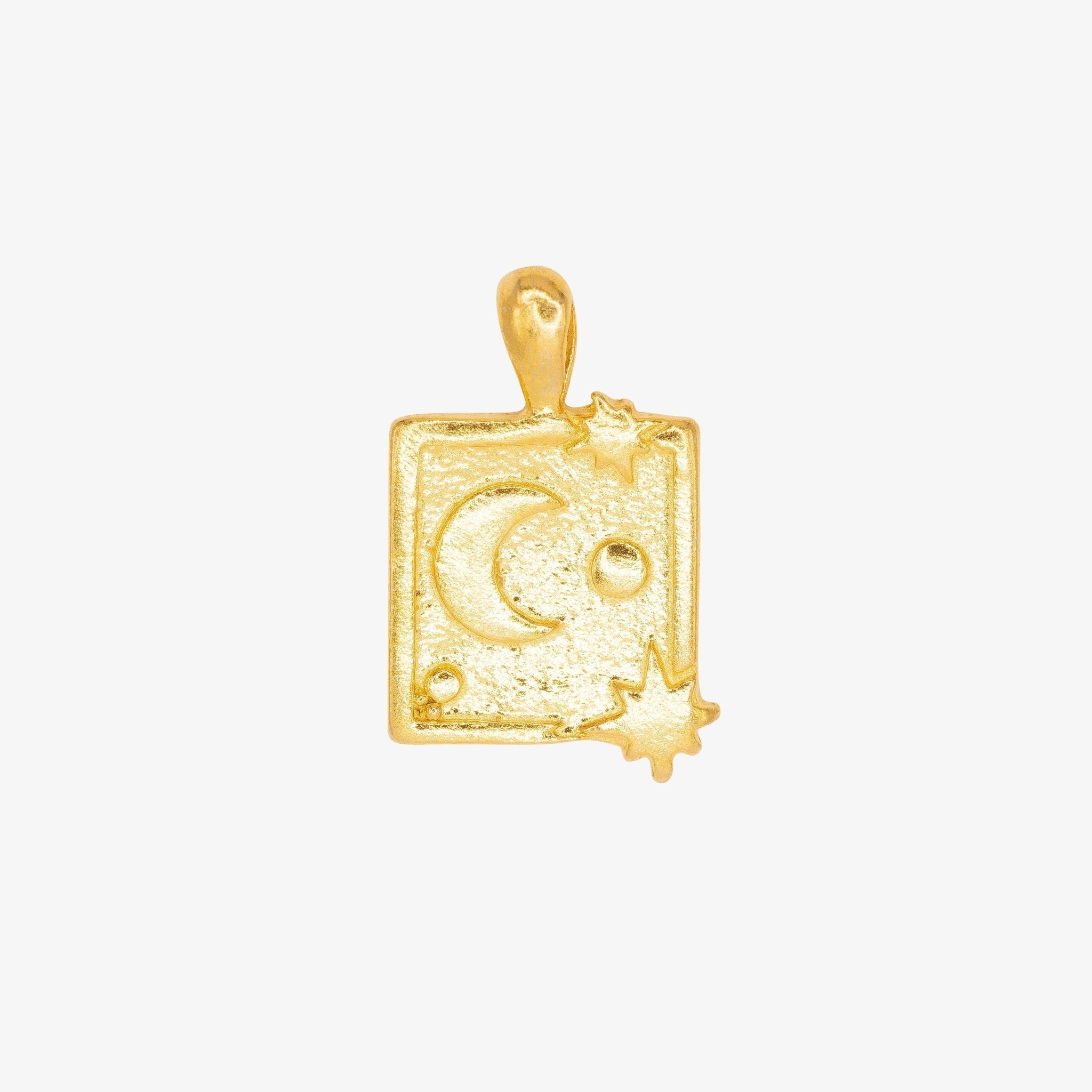 Moon Star Celestial Charm 14K Gold - HarperCrown
