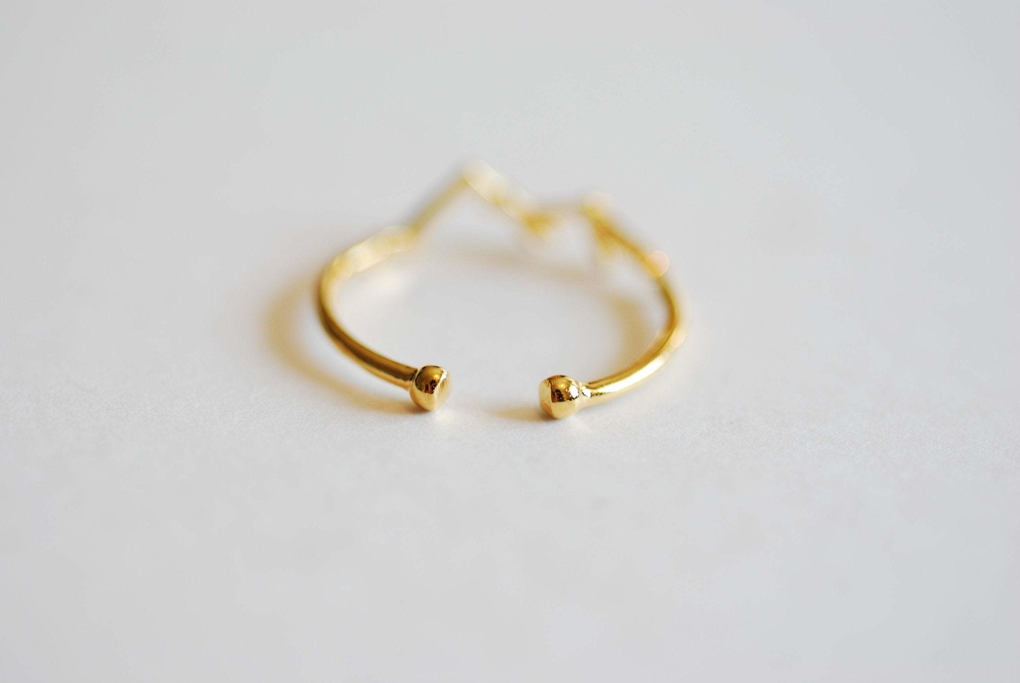 Mountain Ring - Adjustable Ring - Hiking Ring - Adjustable Ring - Dainty Ring - Travel - Nature Ring - Outdoor - Mountains are Calling Ring - HarperCrown