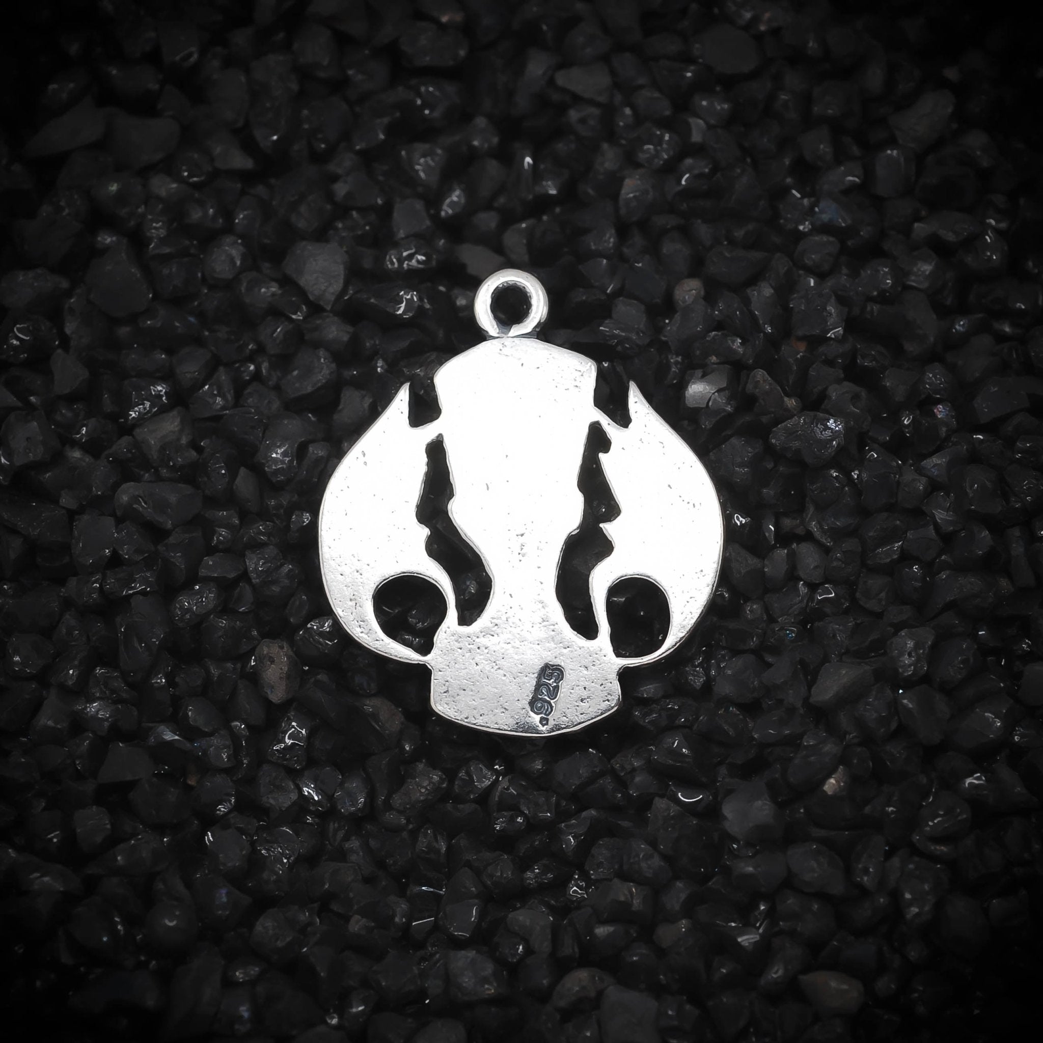 Nefertiti Queen of Ancient Egypt Floral Front Profile Charm | 925 Sterling Silver, Oxidized | Jewelry Making Pendant - HarperCrown