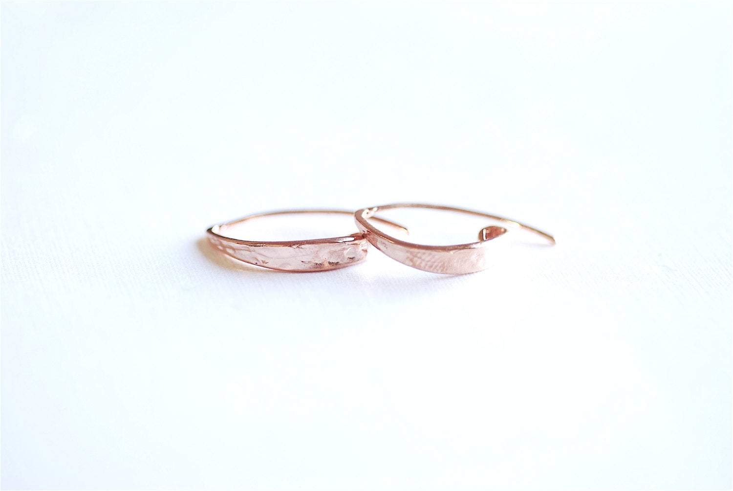 copper plated flat fish hook ear wire Earring Hooks Fish Hook Earring/Earwire in Antique