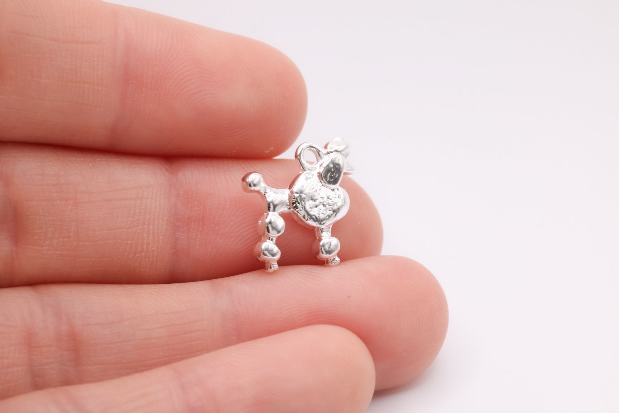 Poodle Charm, 925 Sterling Silver, 656 - HarperCrown