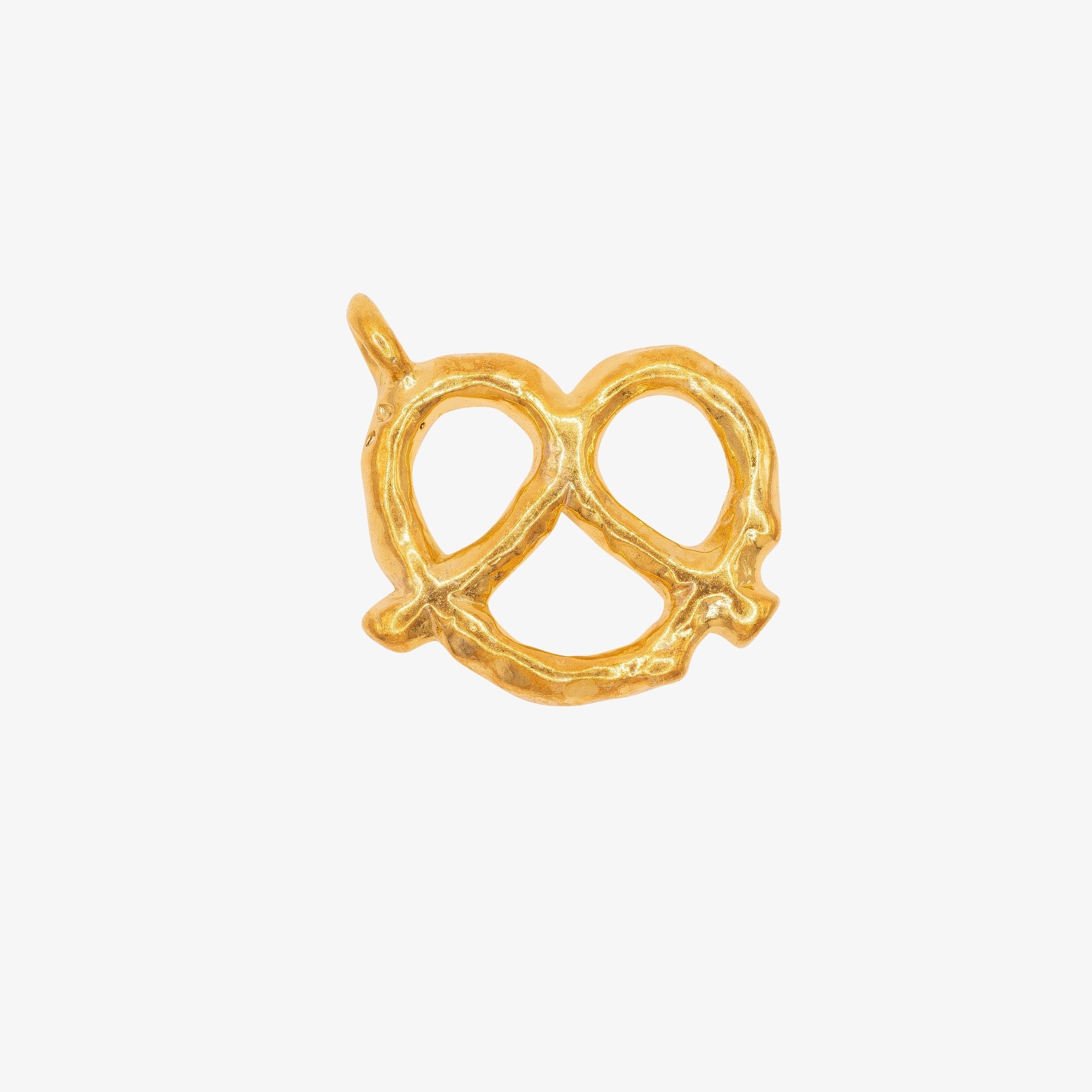 Pretzel Charm 14K Gold - HarperCrown