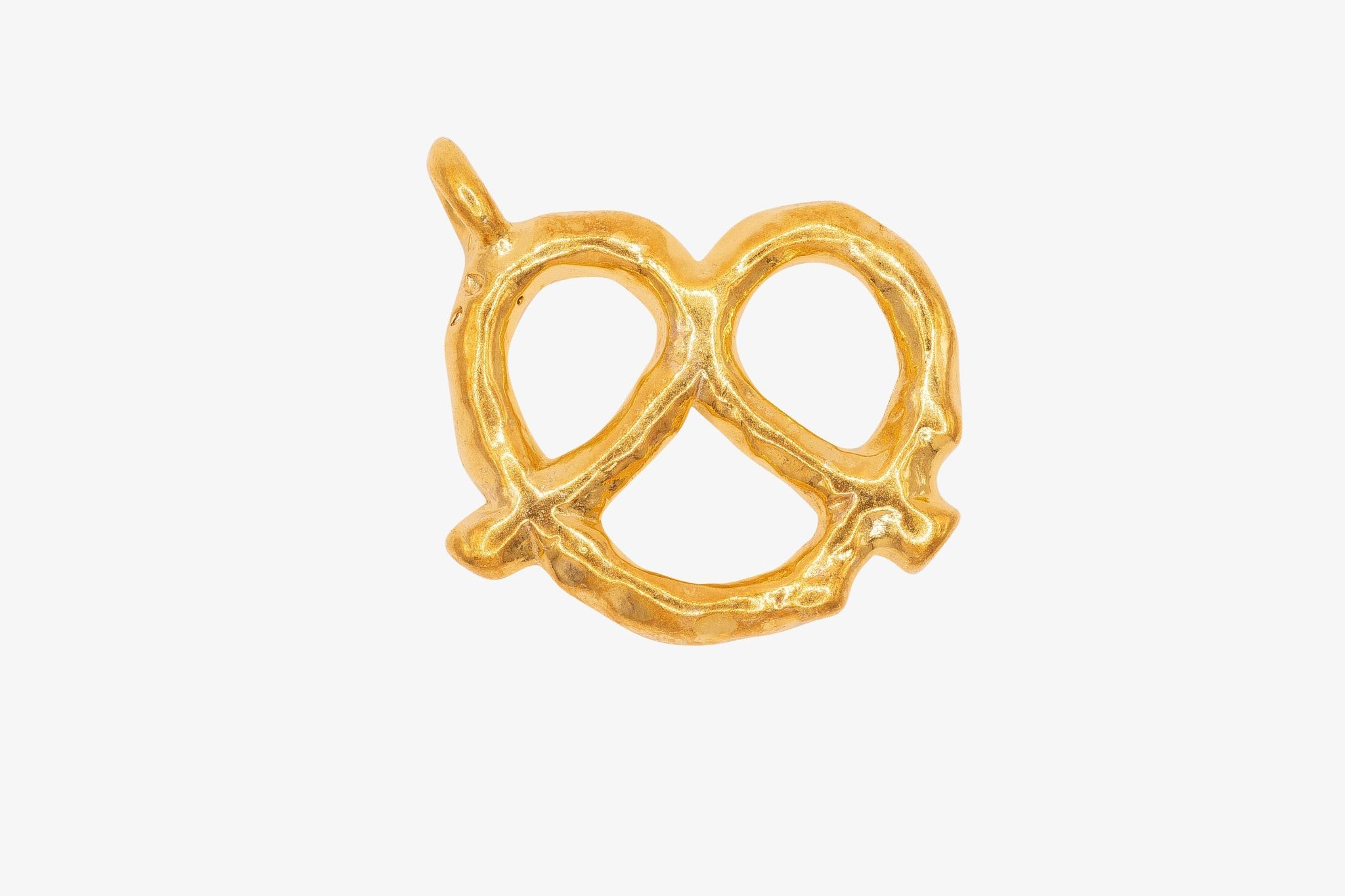 Pretzel Charm Wholesale 14K Gold, Solid 14K Gold, G243 - HarperCrown