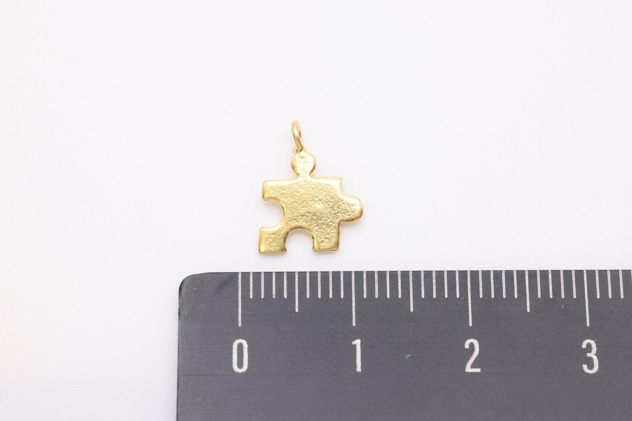Puzzle Piece Charm Wholesale 14K Gold, Solid 14K Gold, 329G - HarperCrown