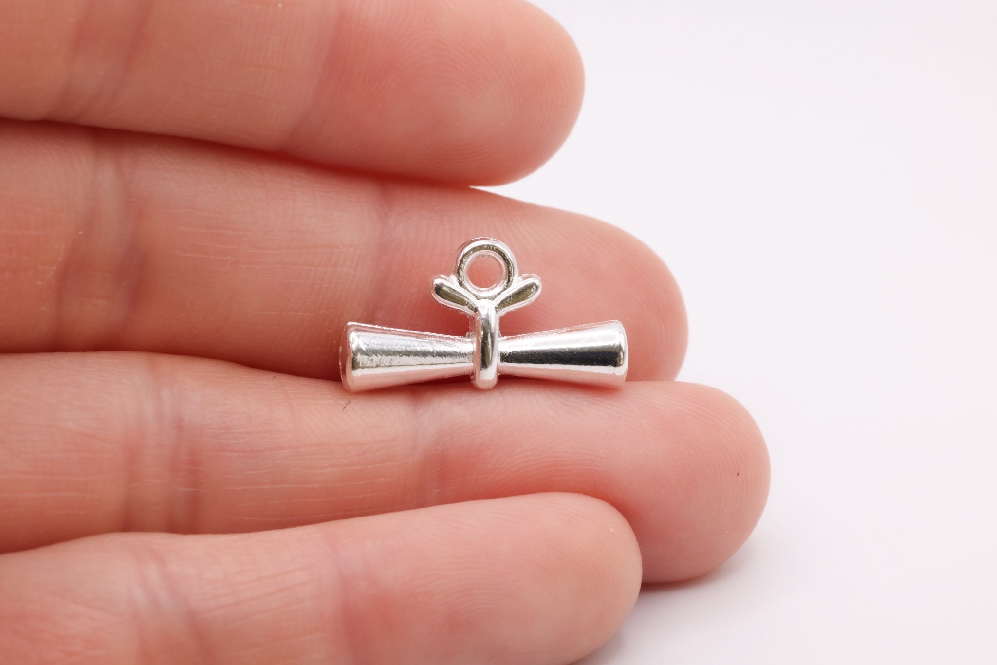 Rolled up Diploma Charm, 925 Sterling Silver, 675 - HarperCrown