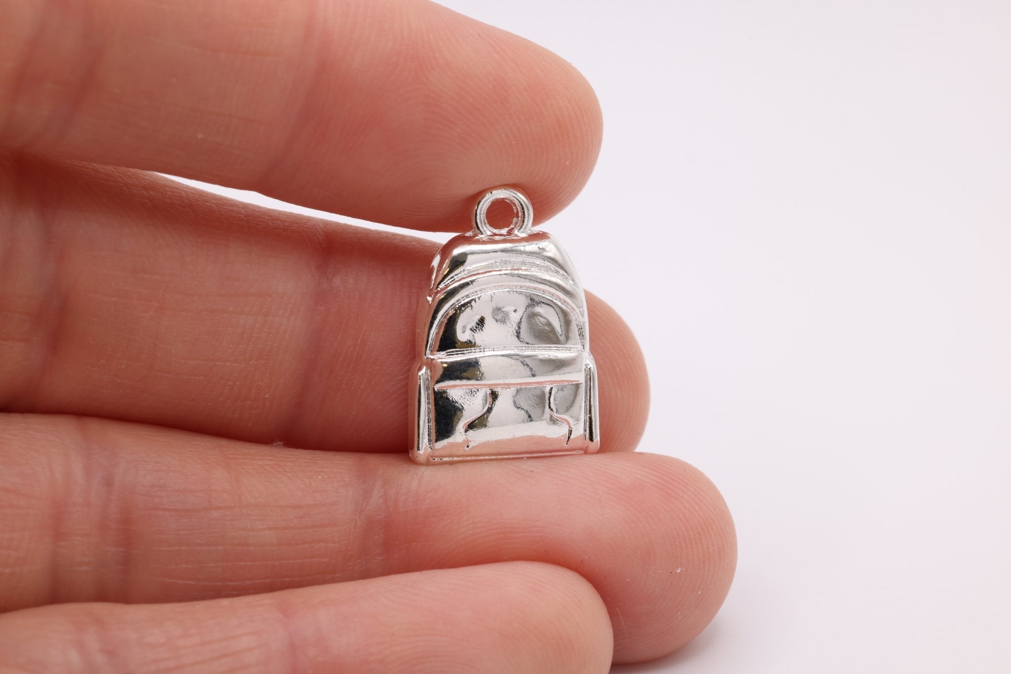 School Backpack Charm, 925 Sterling Silver, 626 - HarperCrown
