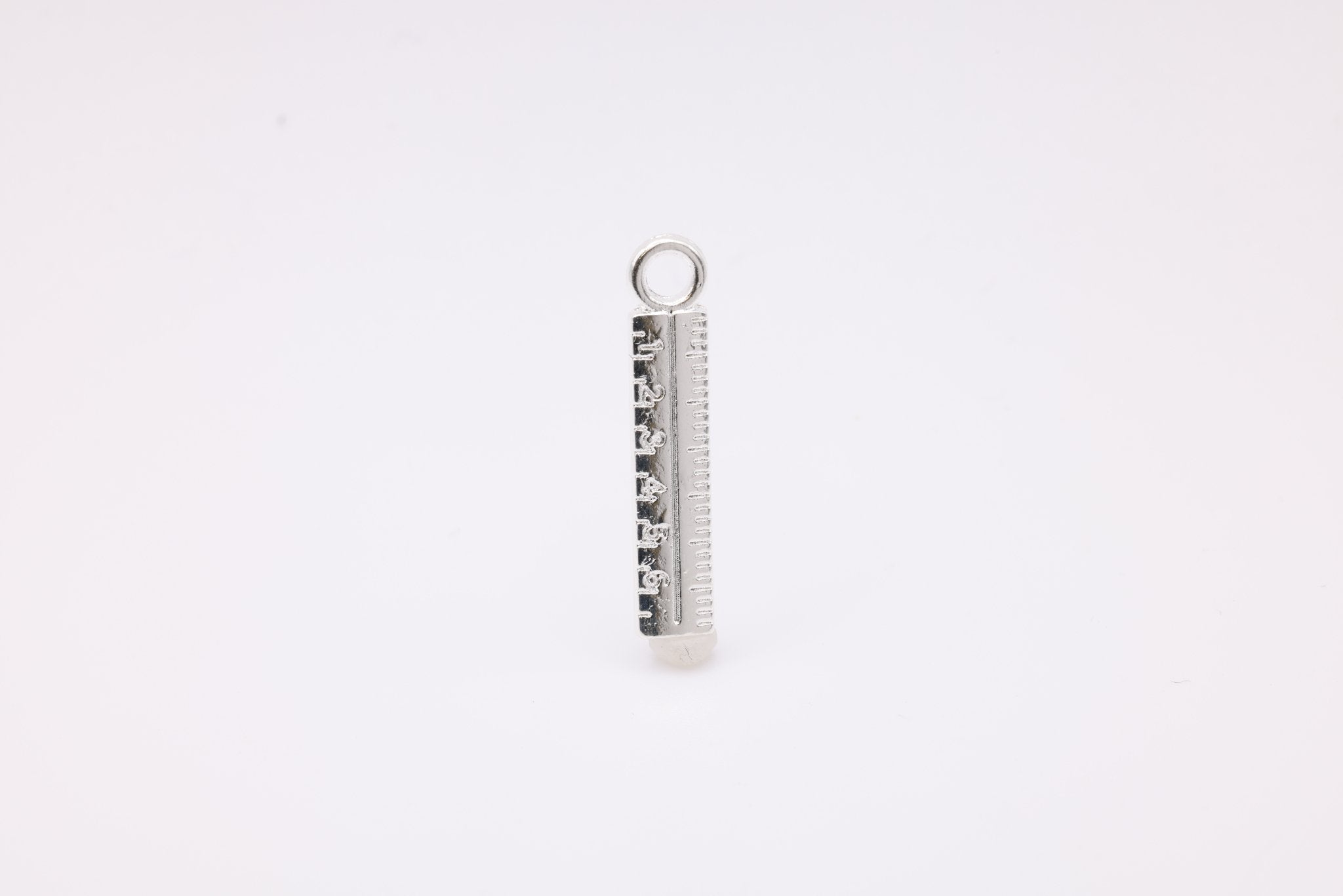 School Ruler Charm, 925 Sterling Silver, 650 - HarperCrown
