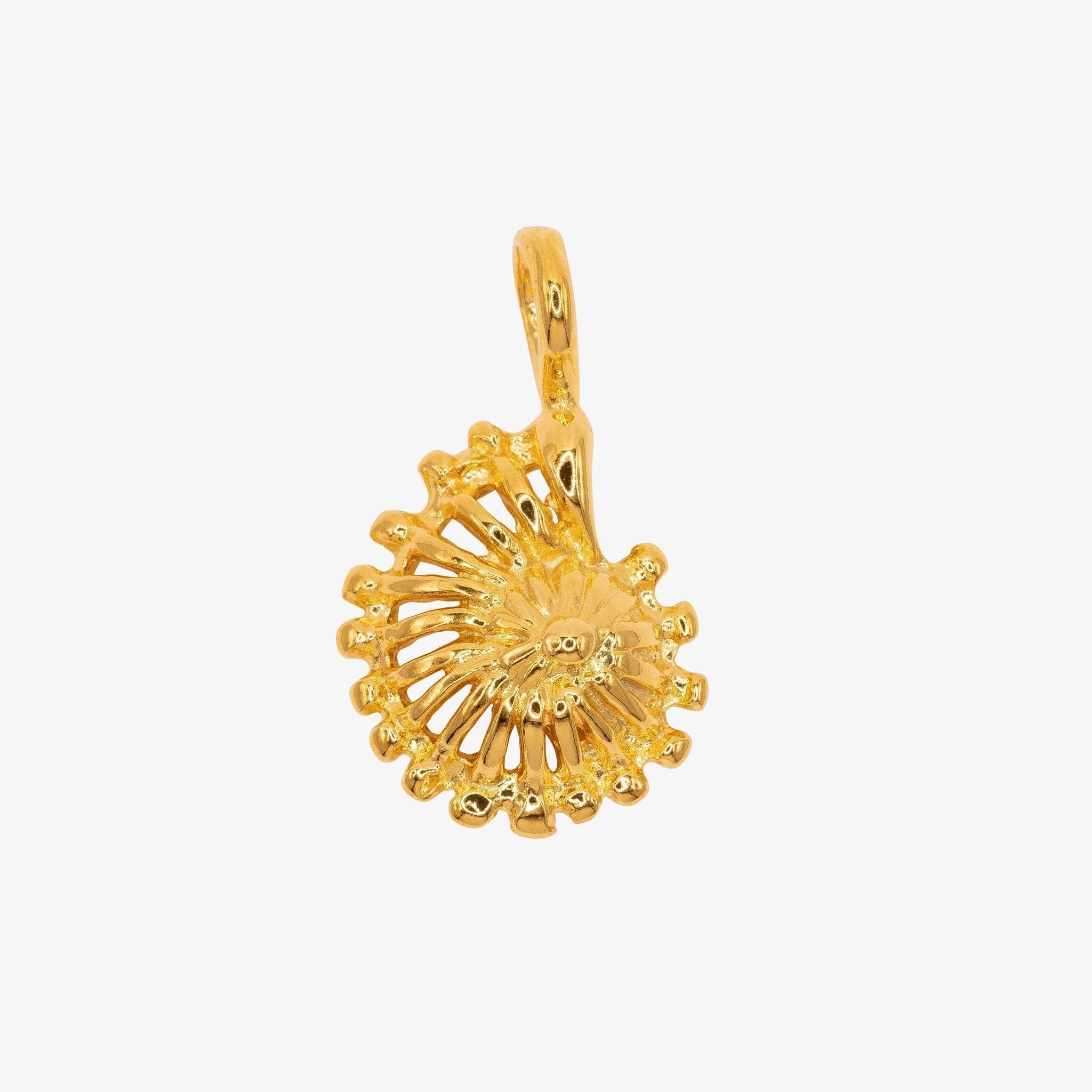 Seashell Charm 14K Gold - HarperCrown