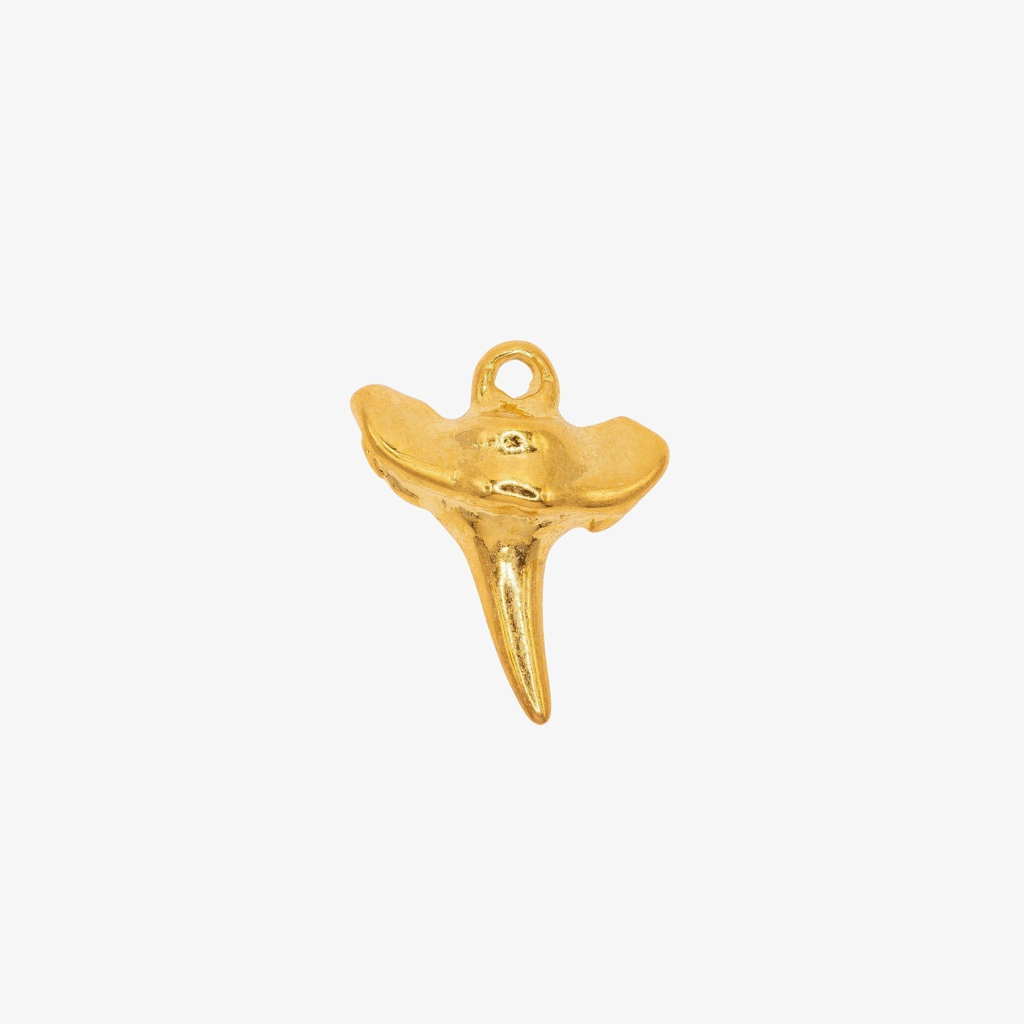 Shark Tooth Charm 14K Gold - HarperCrown