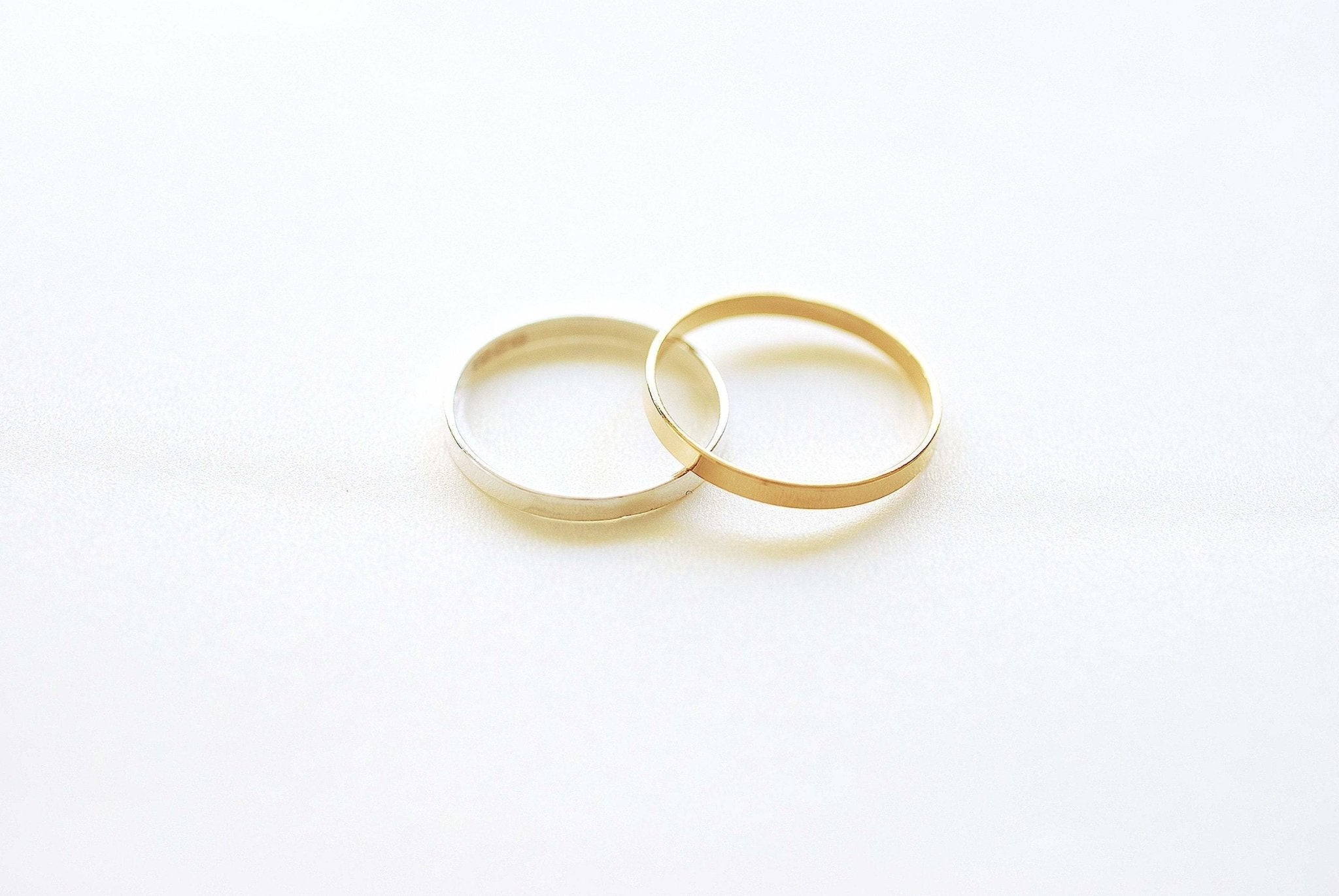 Wholesale Ring Jewelry Simple Band Stacking Ring 14k Gold Filled