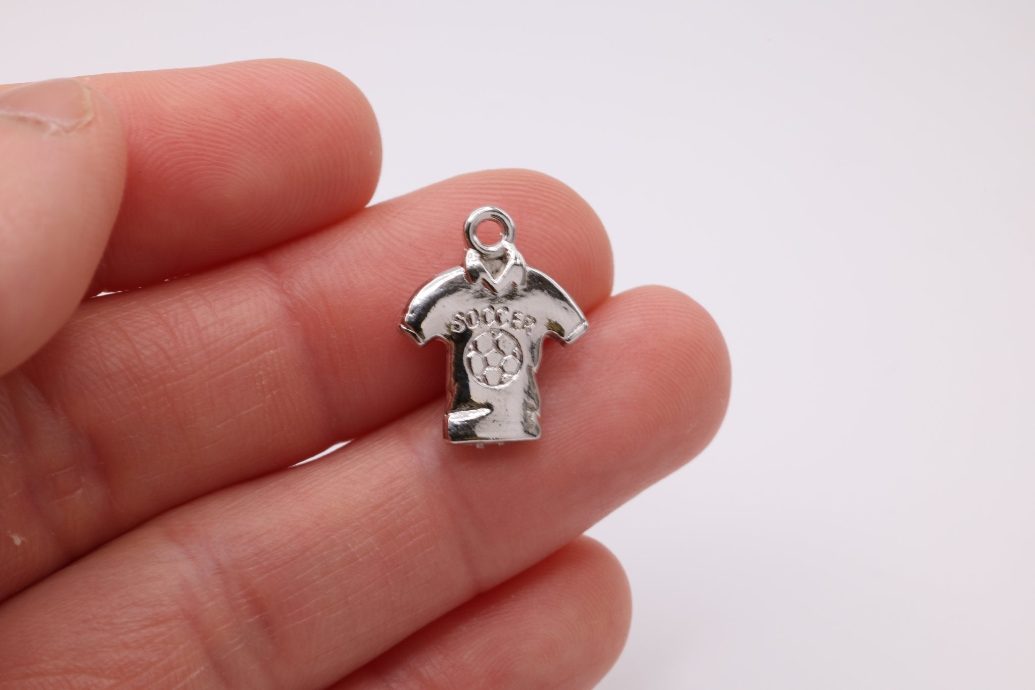 Soccer Shirt Wholesale Charm, 925 Sterling Silver, 604 - HarperCrown